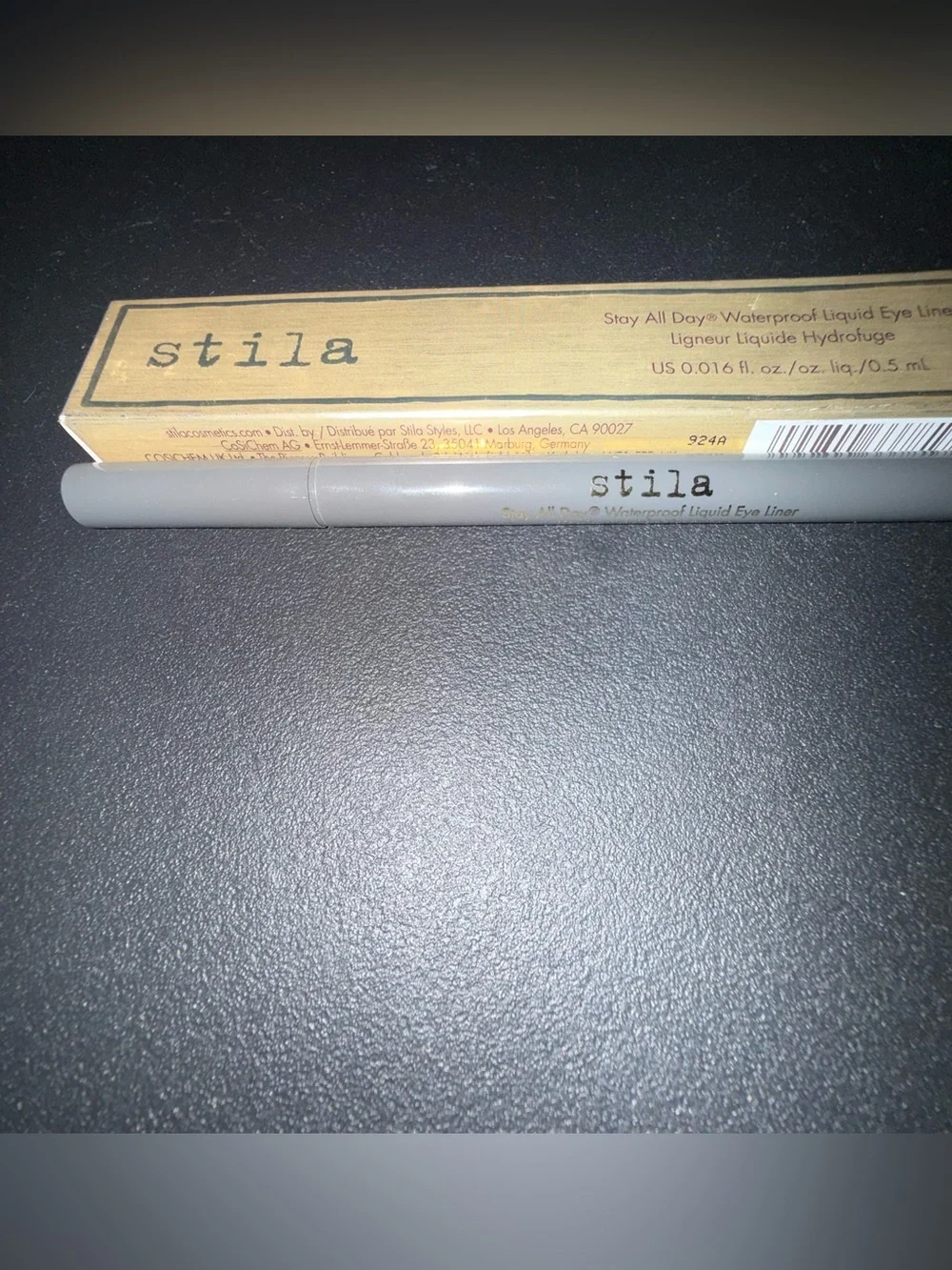 STILA Stay All Day® Waterproof Liquid Eye Liner.  Color is Alloy (charcoal)